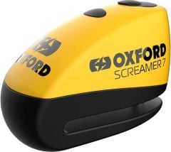OXFORD SCREAMER 7 ALARMLI DİSK KİLİDİ SARI-SİYAH