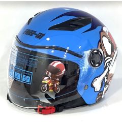 Freem FR205 Dog Blue Yarım Çocuk Kask