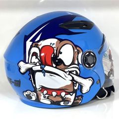 Freem FR205 Dog Blue Yarım Çocuk Kask