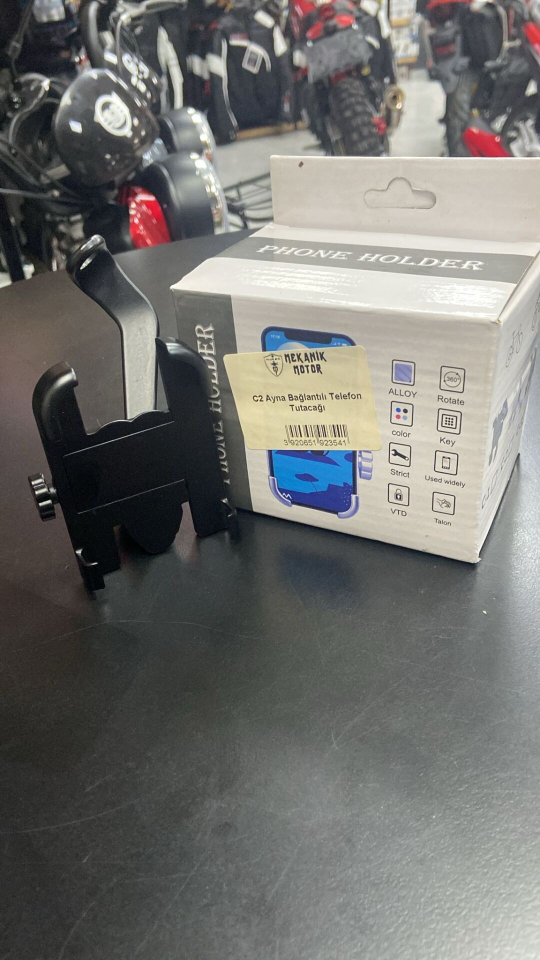 C2 Ayna Bağlantılı Telefon Tutacağı