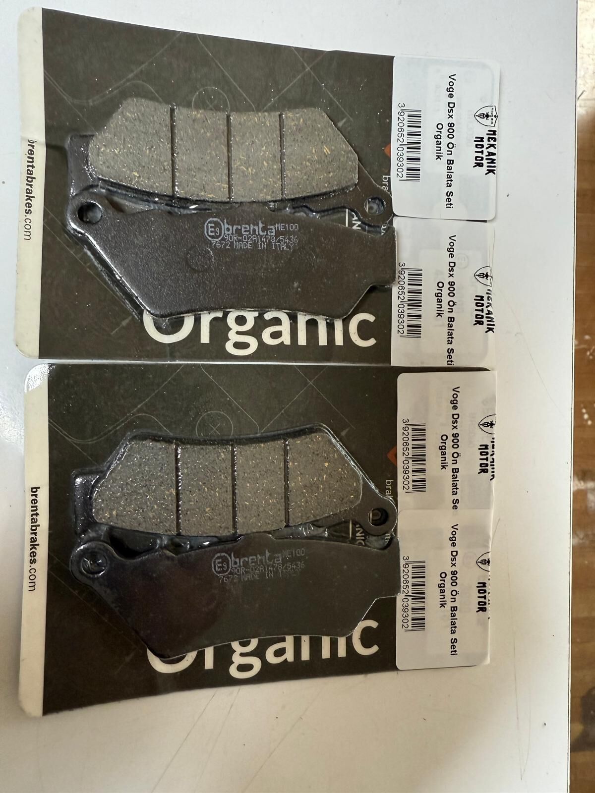 Voge Dsx 900 Ön Balata Seti Organik