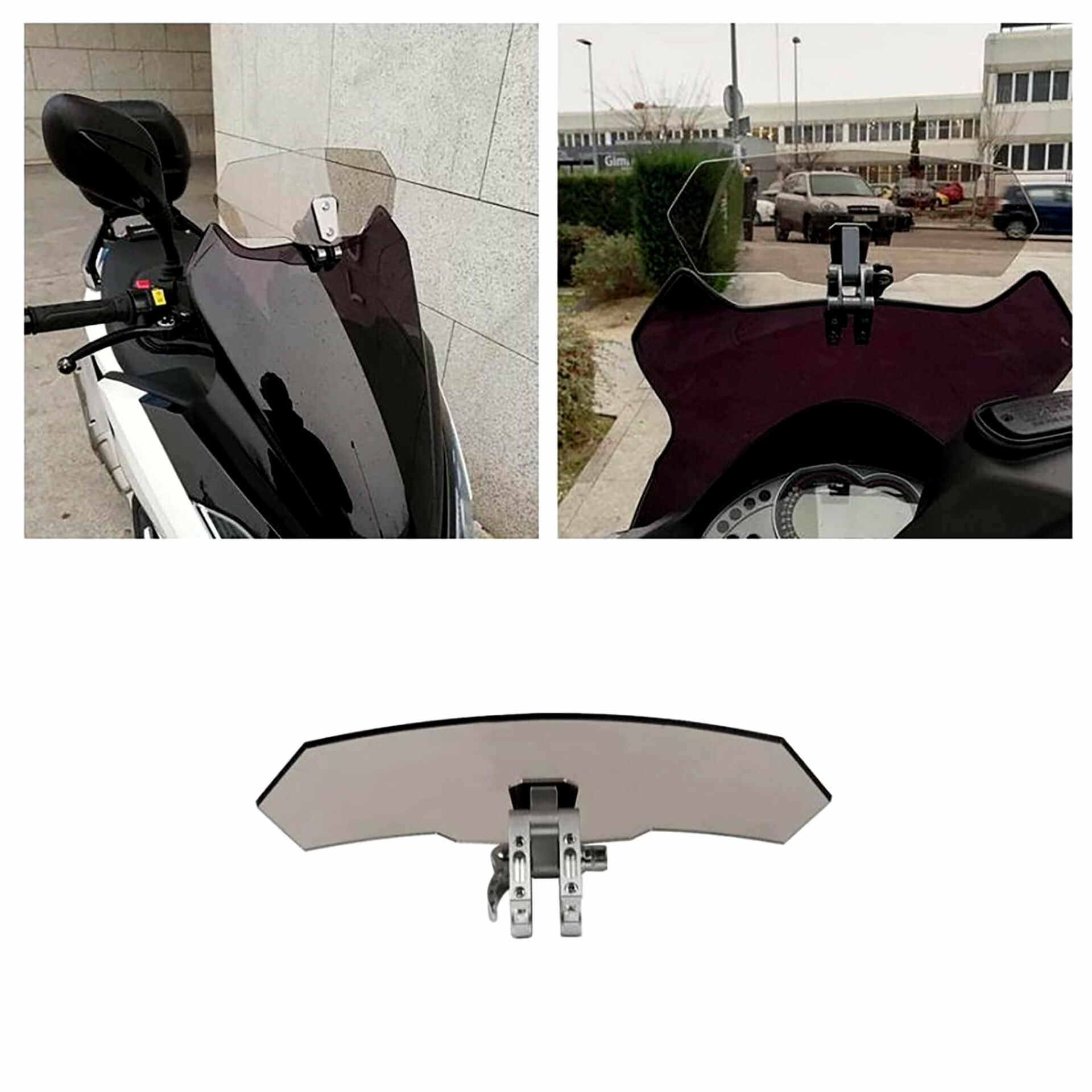 Knmaster Motosiklet Ön Cam Uzatma / Deflektör Model A