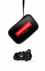 Knmaster KN6100 Kask İnterkom Bluetooth Kulaklık Seti Siyah