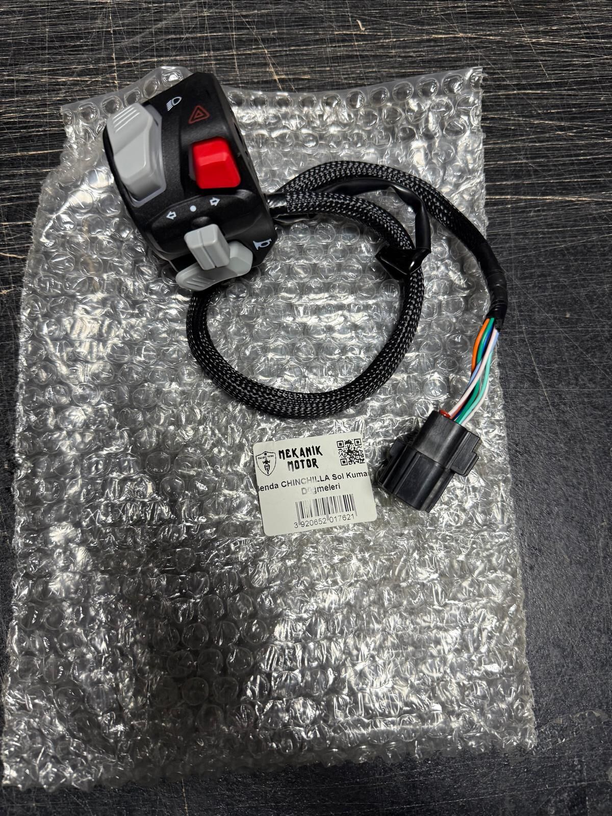 Benda CHINCHILLA Sol Kumanda Düğmeleri