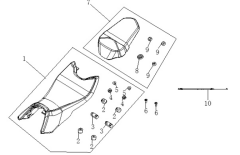Voge R125 Yolcu Sele