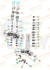 Voge R125 Gidon Sabitleme Üst