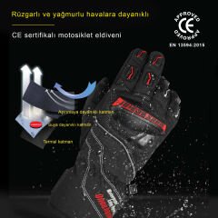 ONES AGAIN MG01 Kışlık Siyah Eldiven