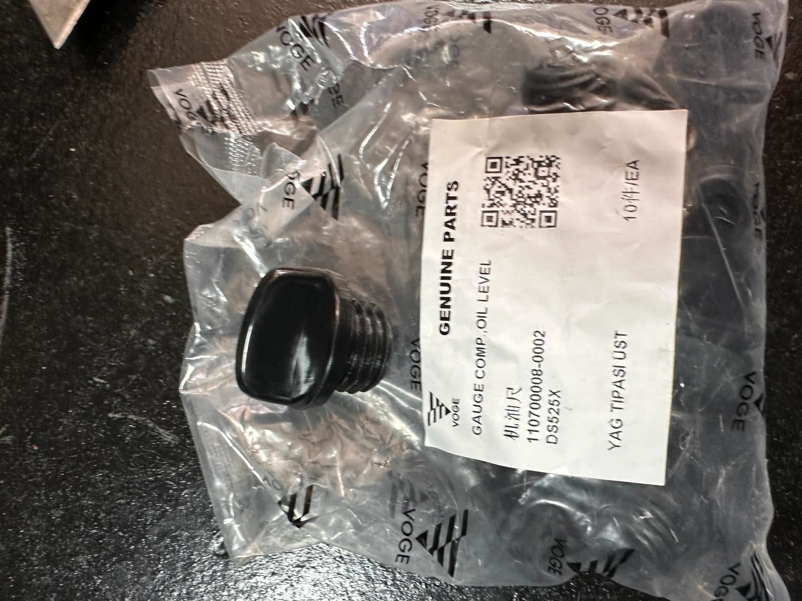 Voge 525 Dsx Yağ Tıpası Üst