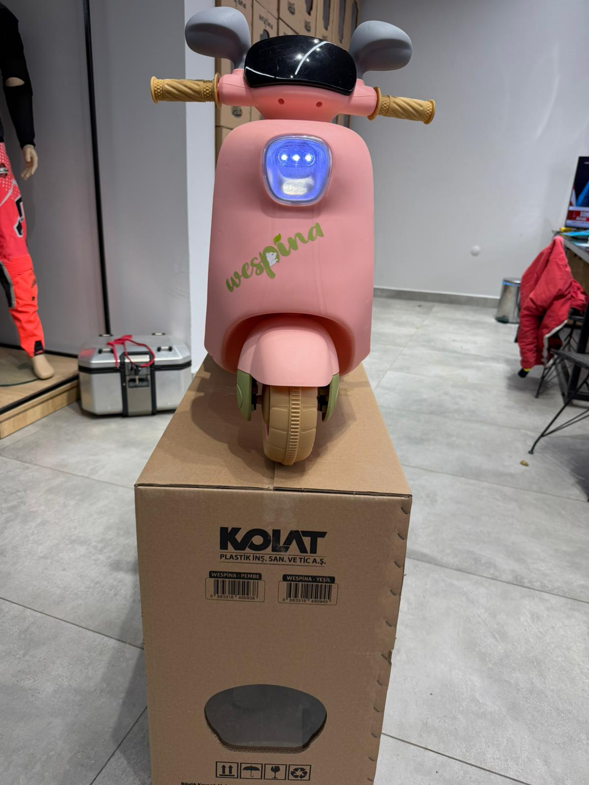 WESPİNA Akülü 3tekerlekli Çocuk Motoru