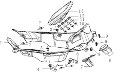 Voge 525 Dsx Kontak Çerçevesi